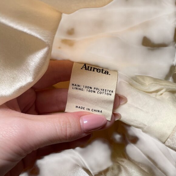 Aureta Kayla One Shoulder Bubble Hem Mini Dress XS NWT - Picture 4 of 5